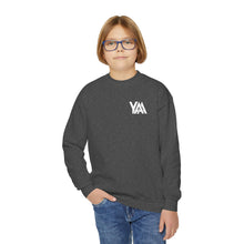 Load image into Gallery viewer, YOUTH Sweatshirt-Crewneck (White Logo)