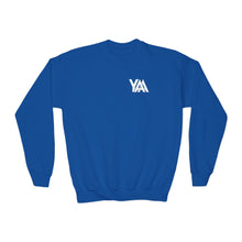 Load image into Gallery viewer, YOUTH Sweatshirt-Crewneck (White Logo)
