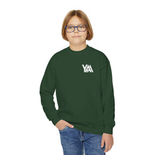 Load image into Gallery viewer, YOUTH Sweatshirt-Crewneck (White Logo)