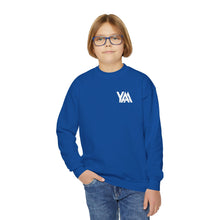 Load image into Gallery viewer, YOUTH Sweatshirt-Crewneck (White Logo)