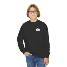 Load image into Gallery viewer, YOUTH Sweatshirt-Crewneck (White Logo)