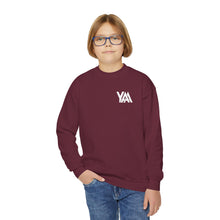 Load image into Gallery viewer, YOUTH Sweatshirt-Crewneck (White Logo)