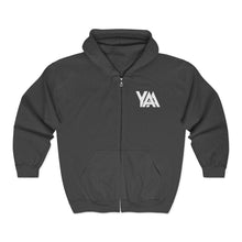 Load image into Gallery viewer, ADULT Sweatshirt-Full Zip (White Logo)