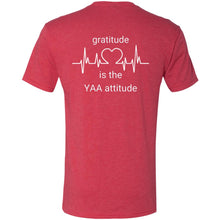 Load image into Gallery viewer, Gratitude is the YAA Attitude ADULT T-Shirt