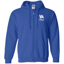 Load image into Gallery viewer, YAA Logo Zip Up Hooded Sweatshirt