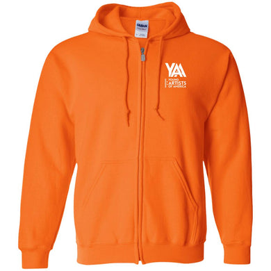 YAA Logo Zip Up Hooded Sweatshirt