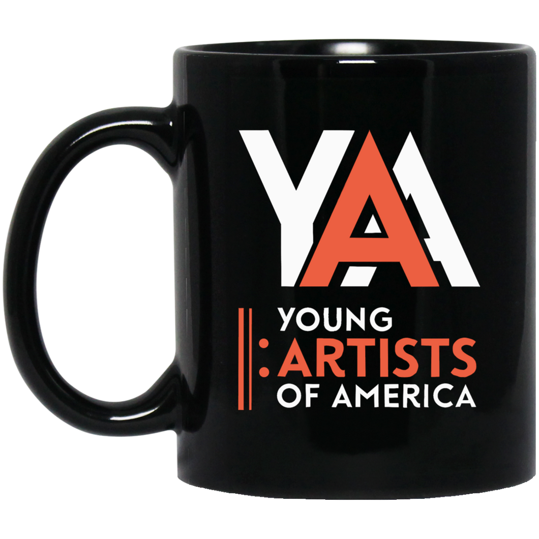 YAA Black Mug