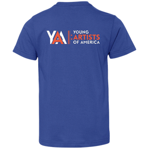 Youth Jersey T-Shirt (White/Orange Logo, Double Sided)