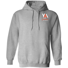 Load image into Gallery viewer, Pullover Hoodie (White/Orange Logo)