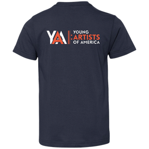 Youth Jersey T-Shirt (White/Orange Logo, Double Sided)