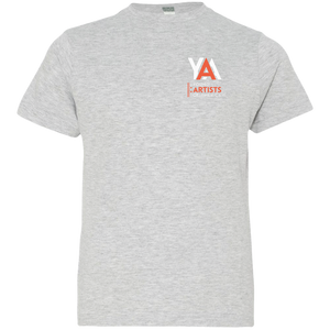 Youth Jersey T-Shirt (White/Orange Logo, Double Sided)