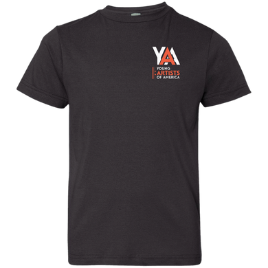 Youth Jersey T-Shirt (White/Orange Logo, Double Sided)