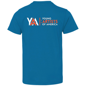 Youth Jersey T-Shirt (White/Orange Logo, Double Sided)