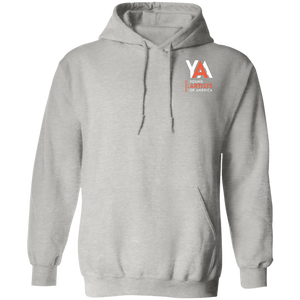 Pullover Hoodie (White/Orange Logo)