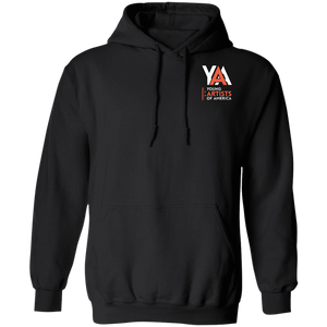 Pullover Hoodie (White/Orange Logo)