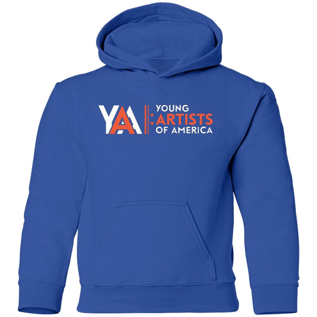 Youth Pullover Hoodie (White Full Logo)